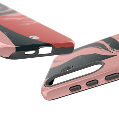 Pink Tough Phone Case for Samsung - Cinder Rose Plume