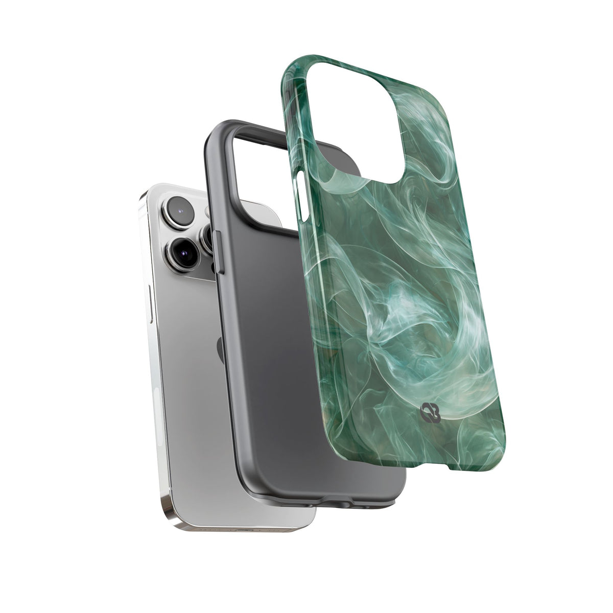 Translucent Aqua Flow · Tough Phone Case for iPhone · Teal