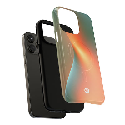 Radiant Contour · Tough 2.0 Magnetic Phone Case for iPhone · Orange