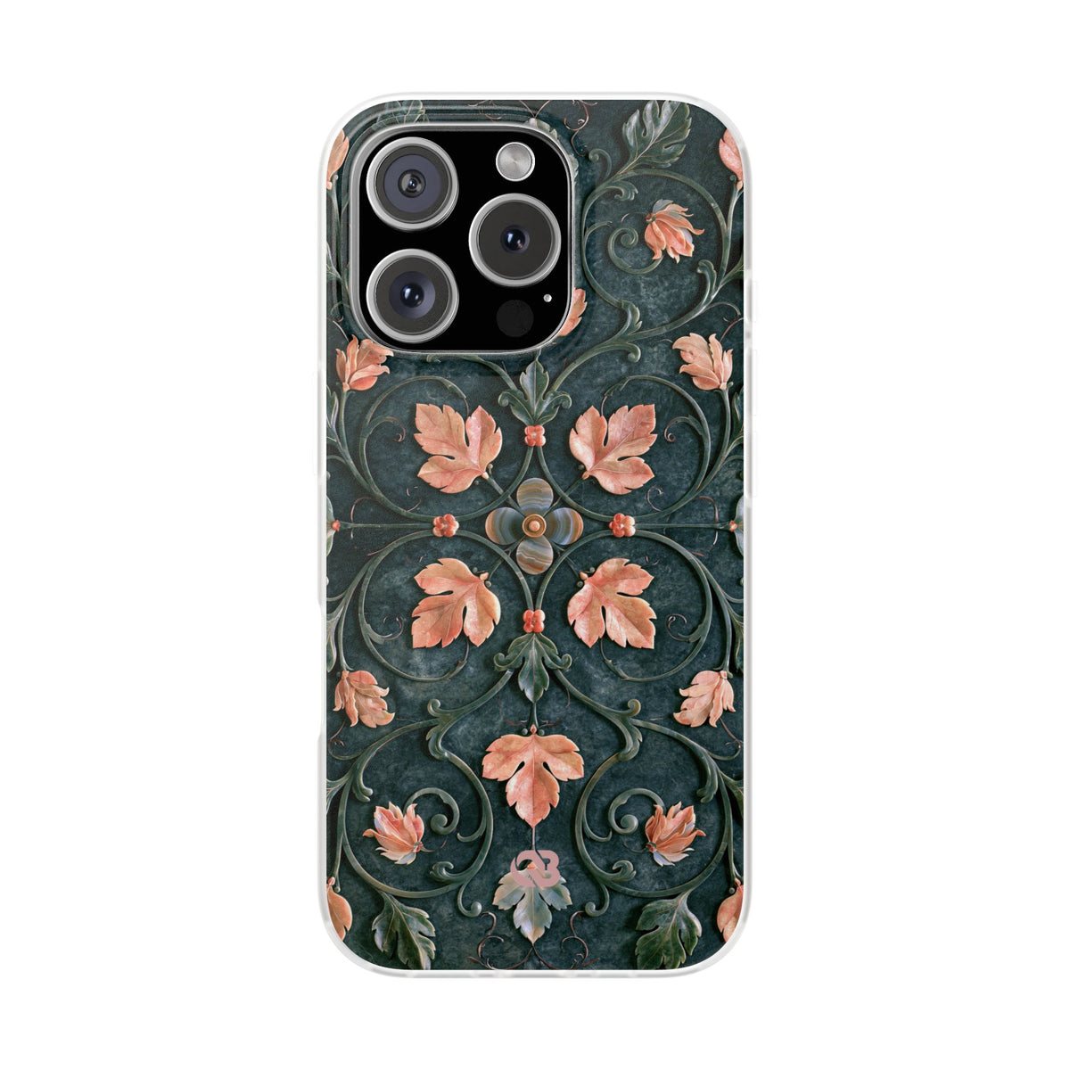 Florentine Rose Arabesque · Lite Phone Case for iPhone ·  Green