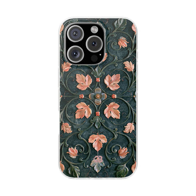 Florentine Rose Arabesque · Lite Phone Case for iPhone ·  Green