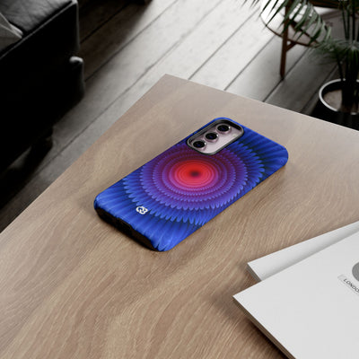 Radial Spectrum Bloom · Tough Phone Case for Samsung · Blue