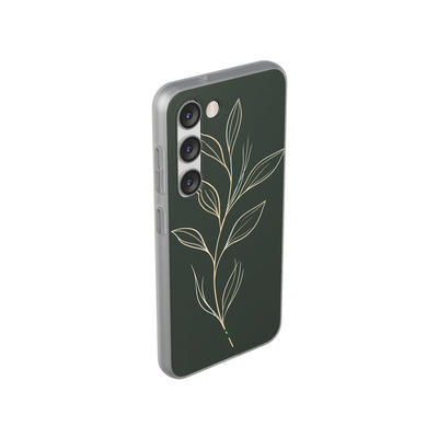 Green Lite Phone Case for Samsung - Deep Moss Willow