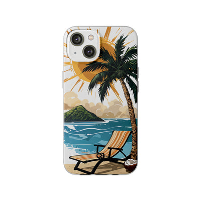 Radiant Coast Solitude · Soft Custodia per iPhone