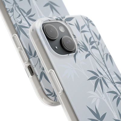 Blue Lite Phone Case for iPhone - Slate Bamboo Shadow