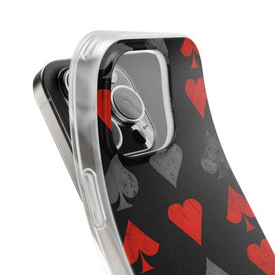 Crimson Ash Suits · Soft Custodia per iPhone