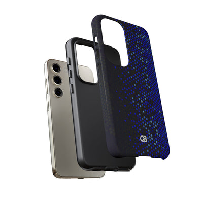 Cobalt Hex Dispersion · Tough Phone Case for Samsung · Blue