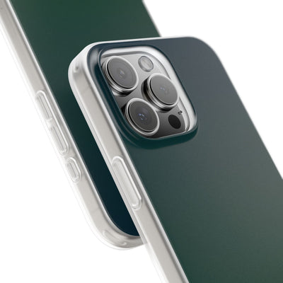 Green Lite Phone Case for iPhone - Midnight Pine Horizon