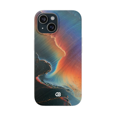 Prismatic Aura Shift · Lite Phone Case for iPhone ·  Blue