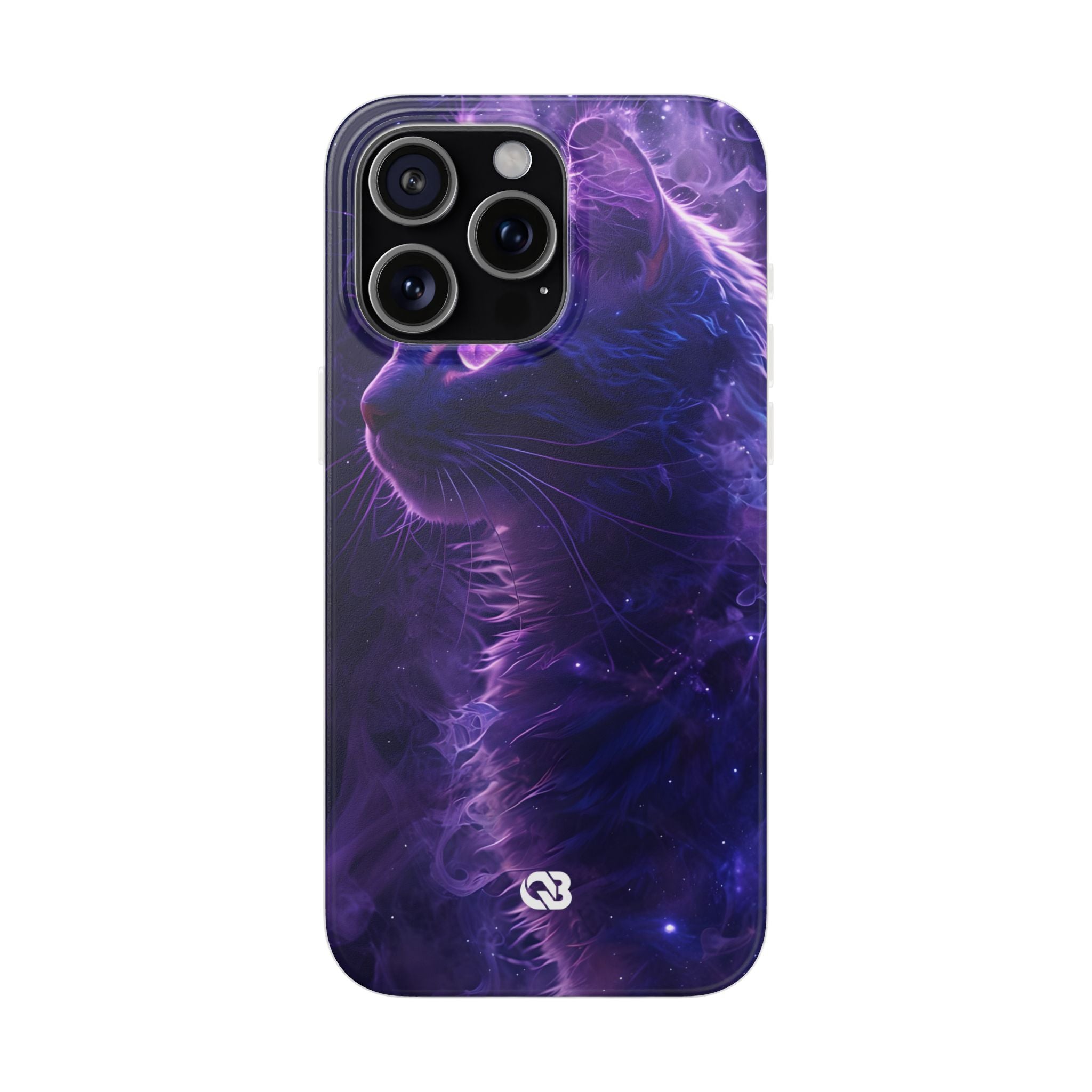 Purple Void Feline · Soft Custodia per iPhone