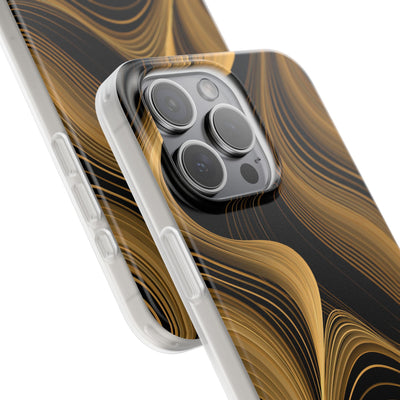 Gold Lite Phone Case for iPhone - Molten Copper Strands