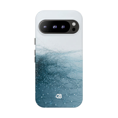 Teal Tough Phone Case for Google Pixel - Arctic Pulse Mesh