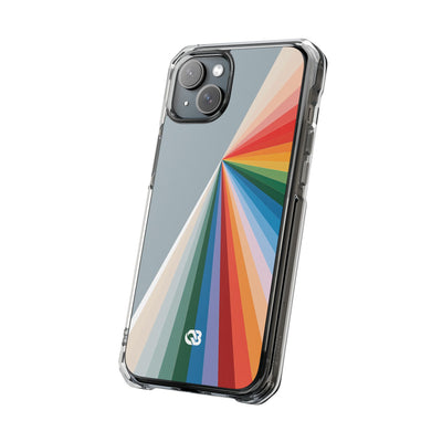 Grey Impact MagSafe Phone Case for iPhone - Slate Prism Burst