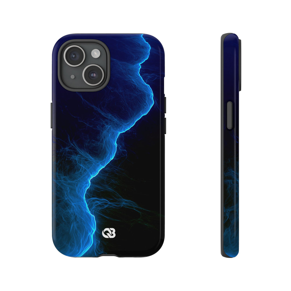 Electric Azure Drift · Tough Phone Case for iPhone · Blue