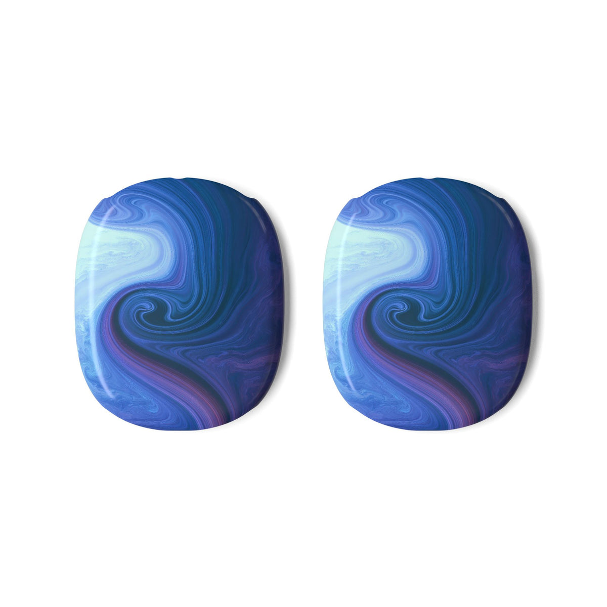 Azure Fluid Swirl · Hard Case for AirPods Max · Blue