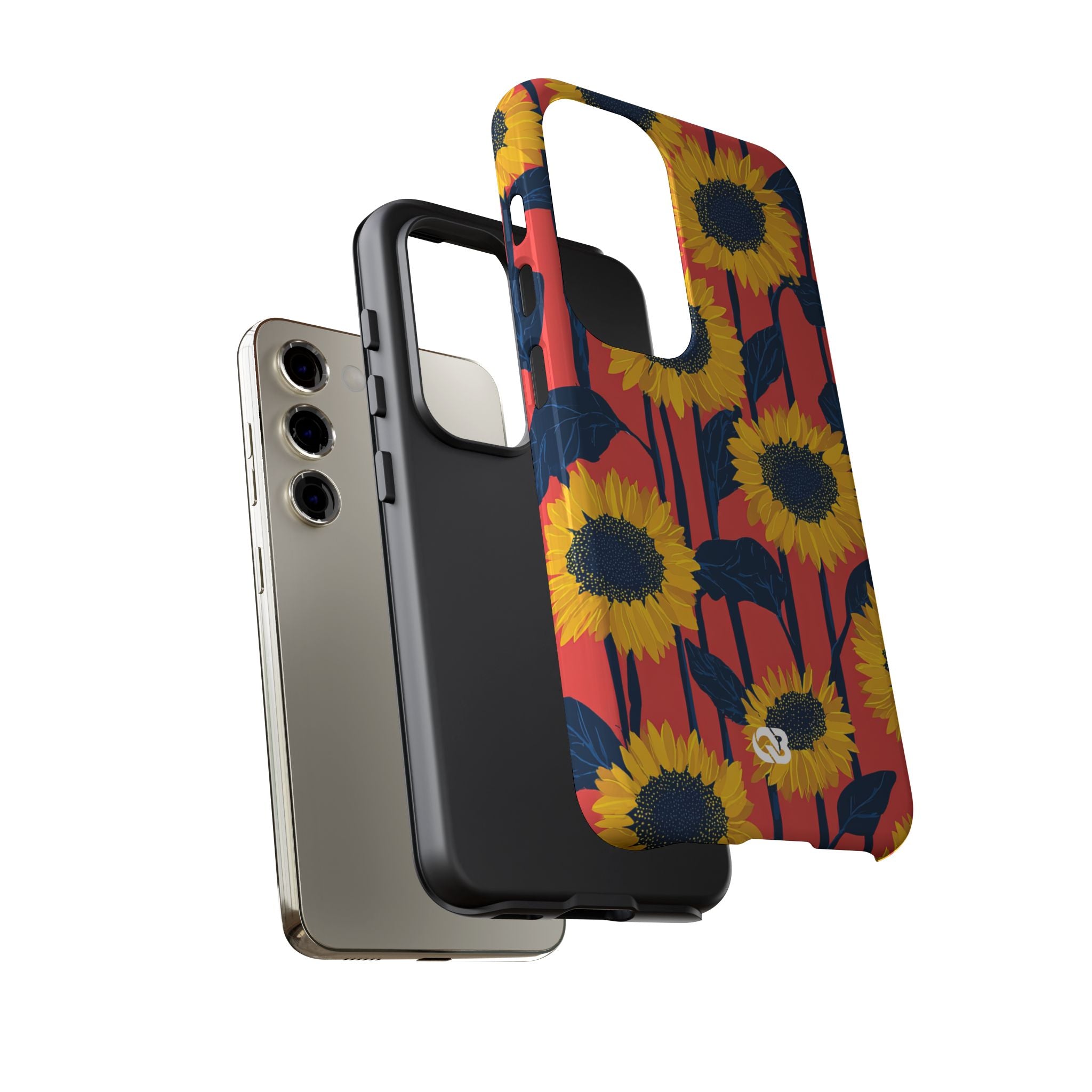 Solar Navy Bloom · Tough Phone Case for Samsung