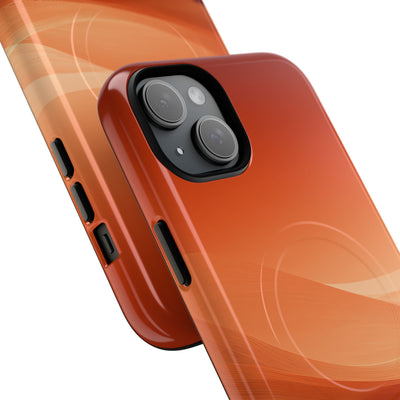Orange Tough 2.0 Magsafe Phone Case for iPhone - Crimson Dune Gradient