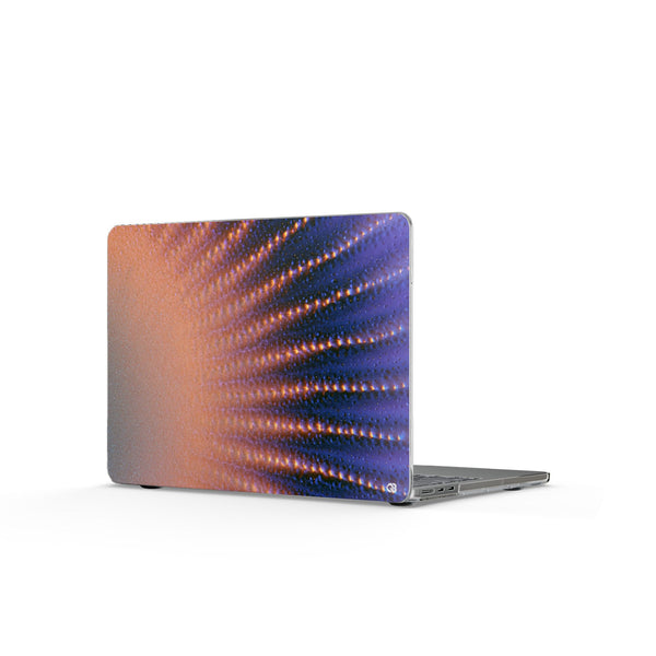 Luminous Aura Burst · Clear Hard Case for MacBook · Blue