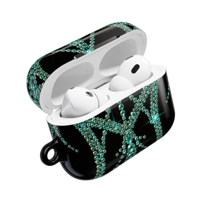 Teal Cyber Sigil · Hard Case for AirPods & AirPods Pro · Teal