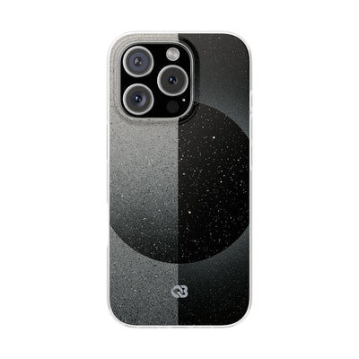 Black Lite Phone Case for iPhone - Lunar Static Orbit