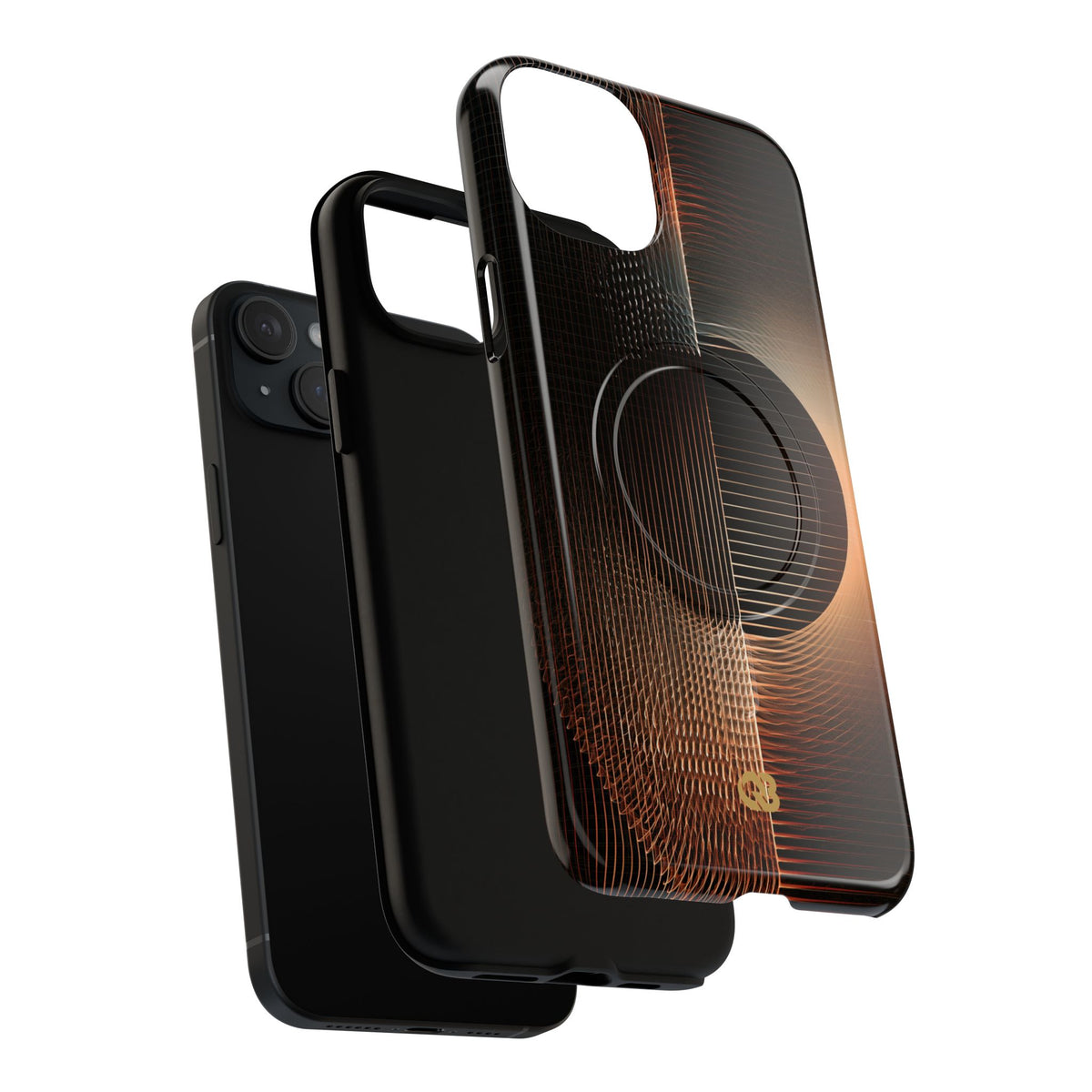 Amber Meridian · Tough 2.0 Magnetic Phone Case for iPhone · Black