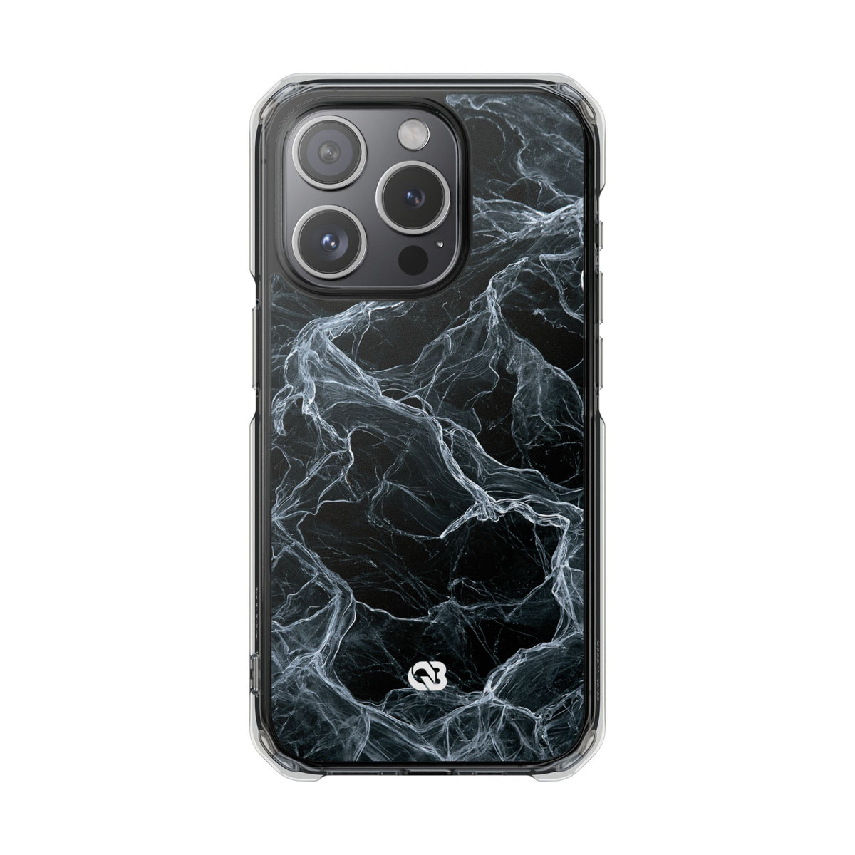 Arctic Gossamer · Clear Impact Magnetic Phone Case for iPhone · Black