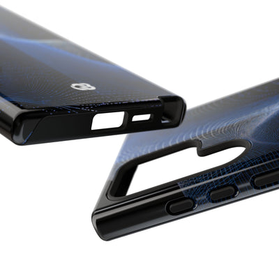 Blue Tough Phone Case for Samsung - Electric Blue Flux