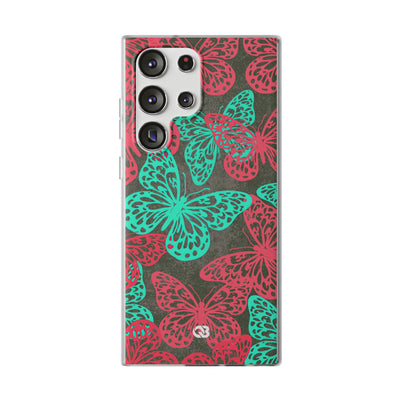Electric Papillon · Lite Phone Case for Samsung · Pink