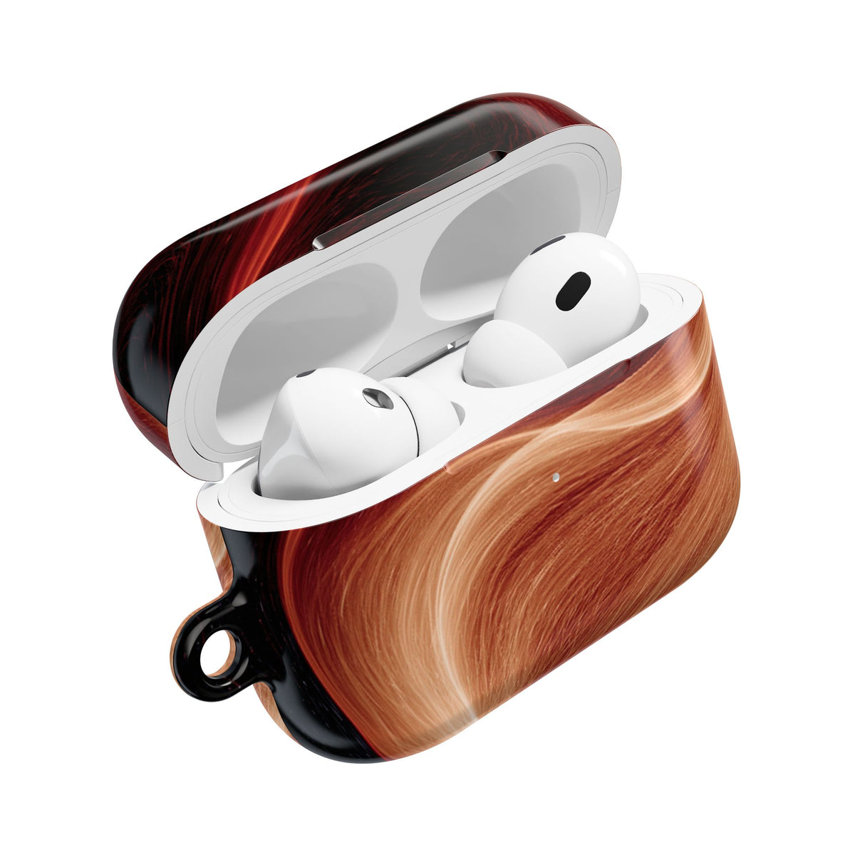 Solar Ember Flow · Hard Case for AirPods & AirPods Pro · Orange
