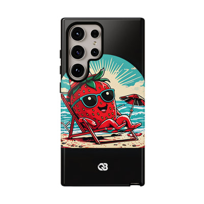 Retro Coastal Berry · Tough Mobilskal för Samsung