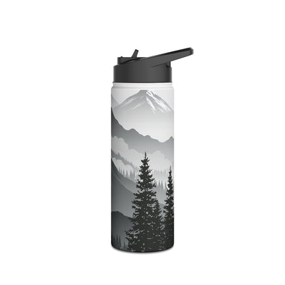 Alpine Horizon · Insulated Water Bottle · Black