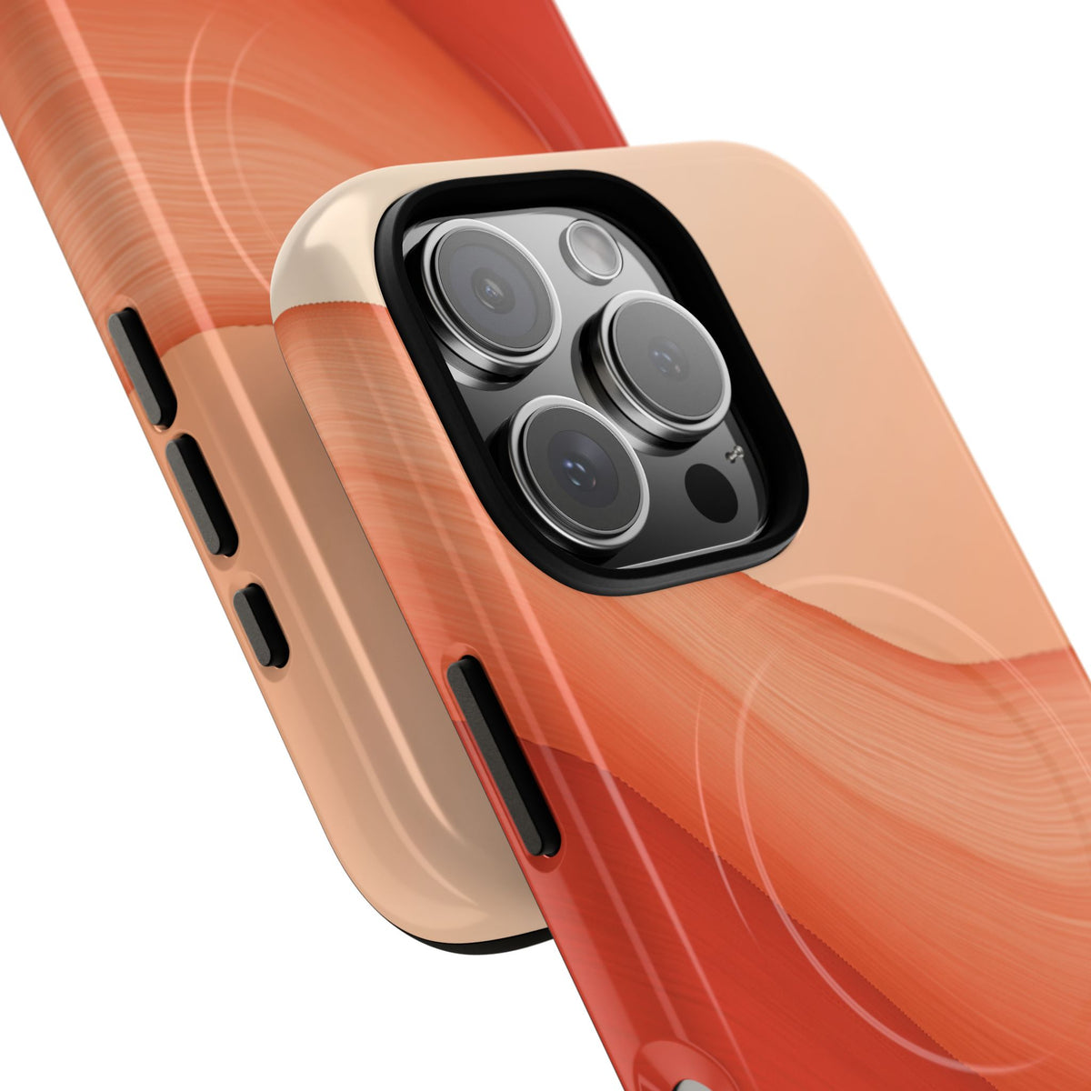 Terracotta Flow · Tough 2.0 Magnetic Phone Case for iPhone · Orange