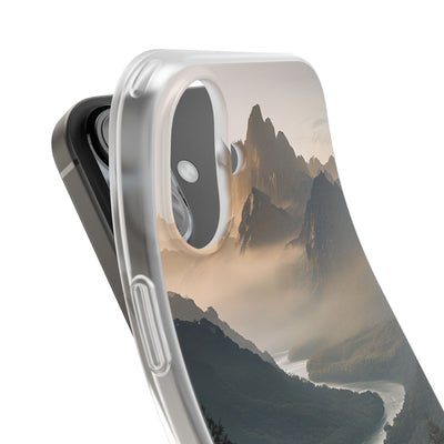 Golden Summit Valley · Soft Phone Case for iPhone
