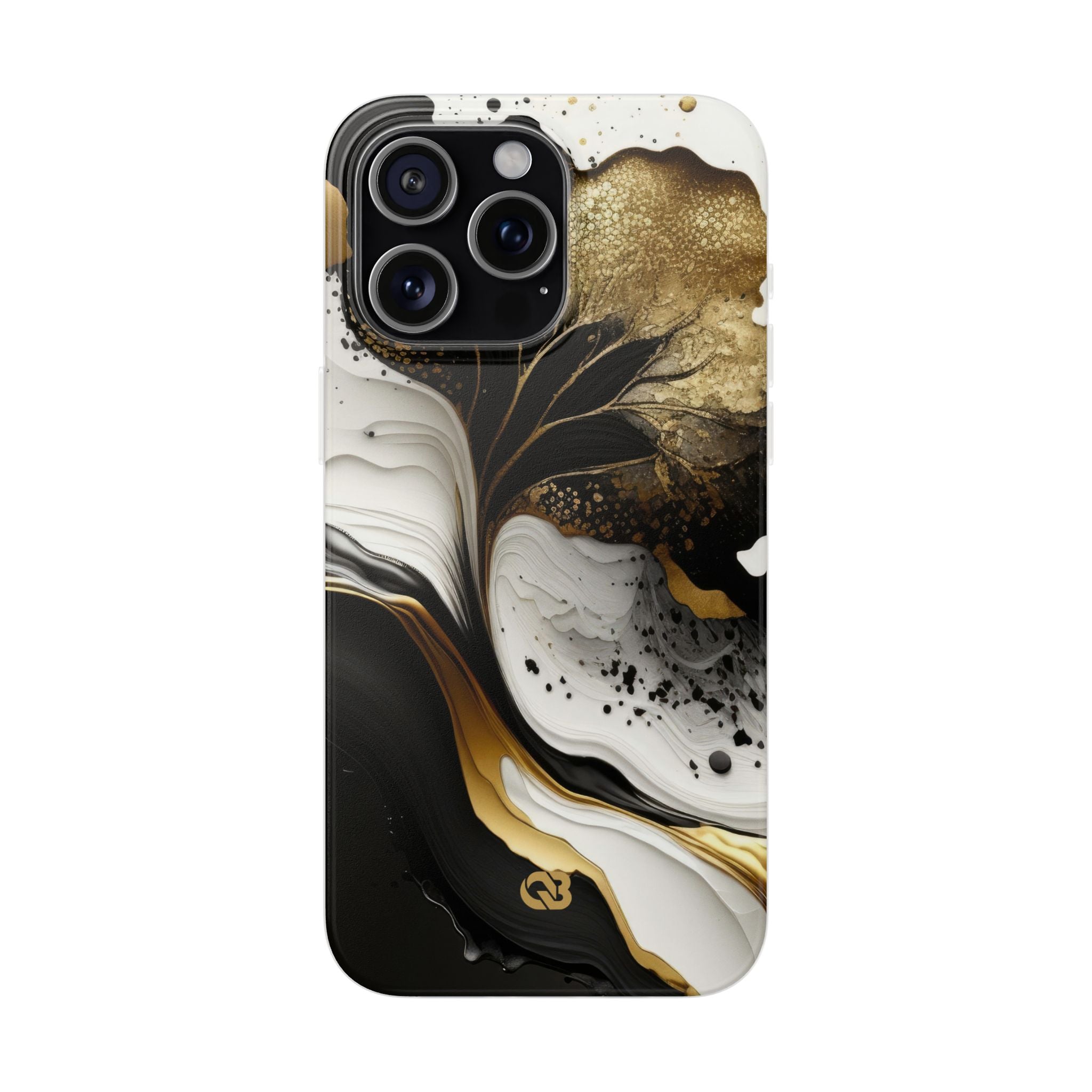 Molten Onyx Gold · Soft Phone Case for iPhone