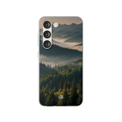 Foggy Mountain Ridge · Soft Phone Case for Samsung