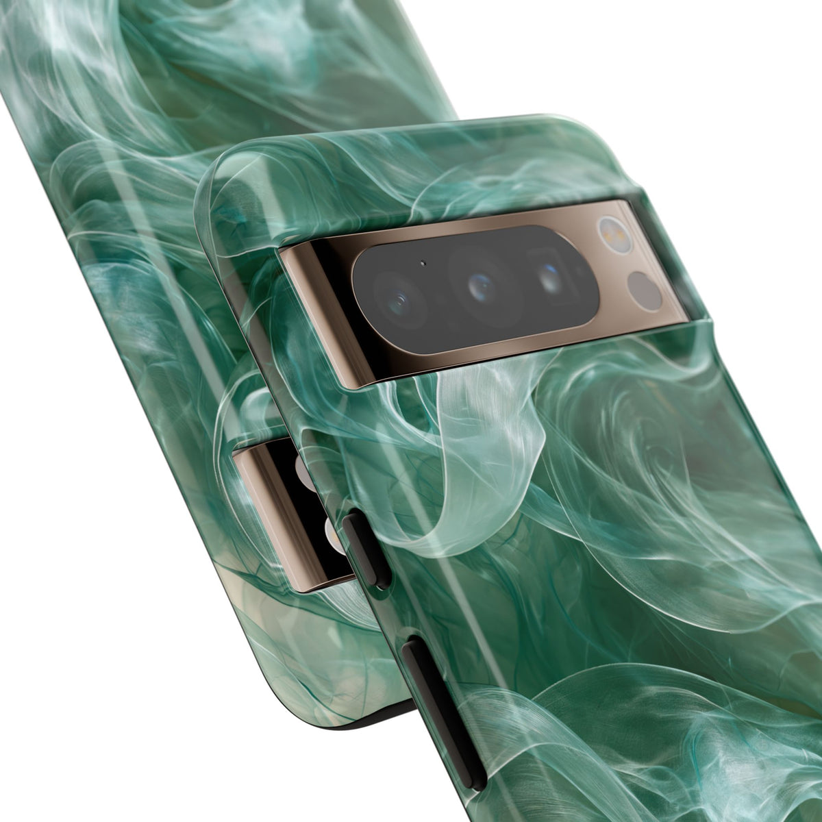 Translucent Aqua Flow · Tough Phone Case for Pixel ·  Teal