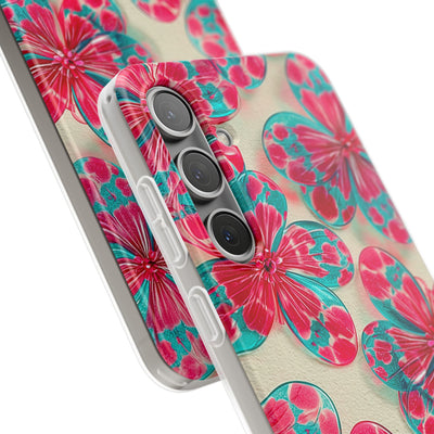 Lucite Jelly Bloom · Lite Phone Case for Samsung · Pink