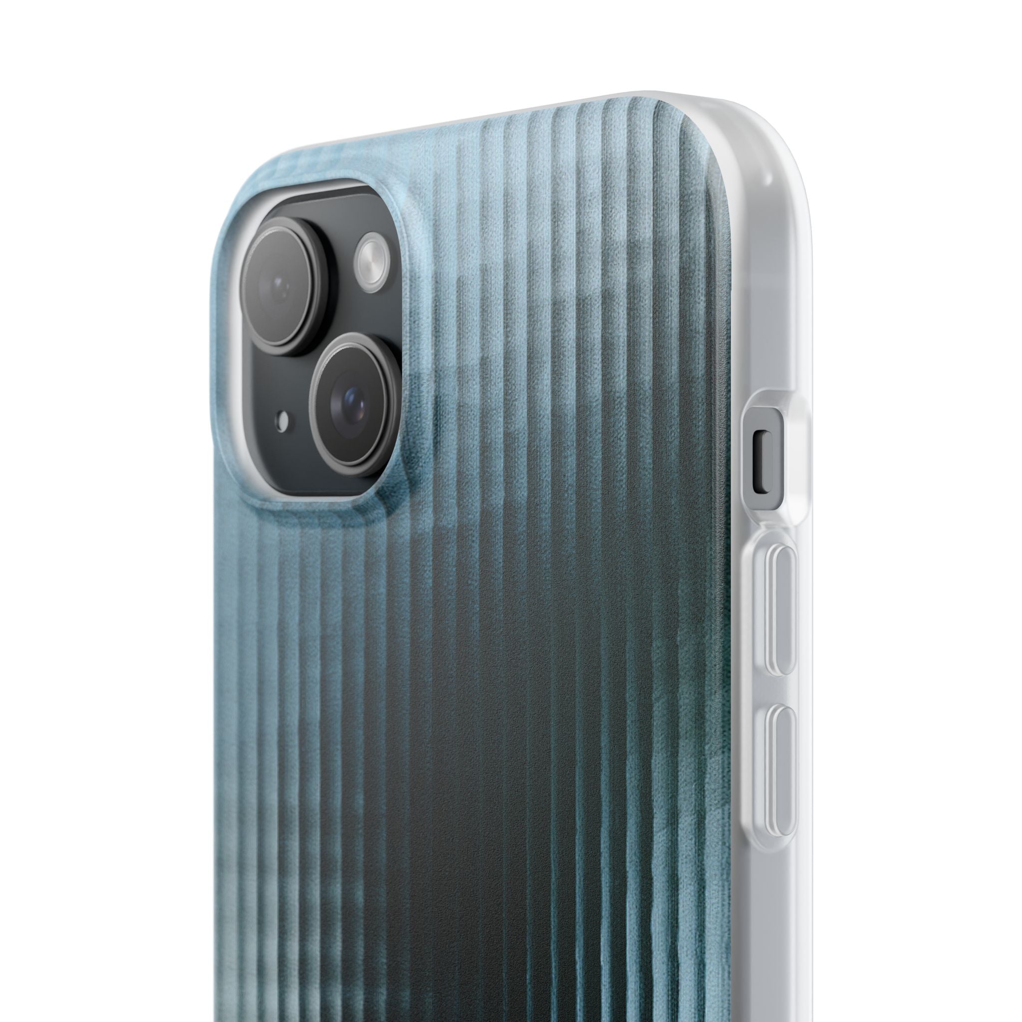 Blue Lite Phone Case for iPhone - Glacial Reeded Glass