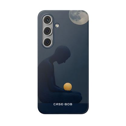 Maanverlichte Contemplatie Samsung S24 Case - Soft