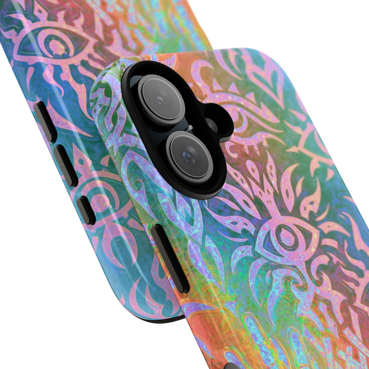 Chromatic Mystic Sigil · Tough Phone Case for iPhone · Blue