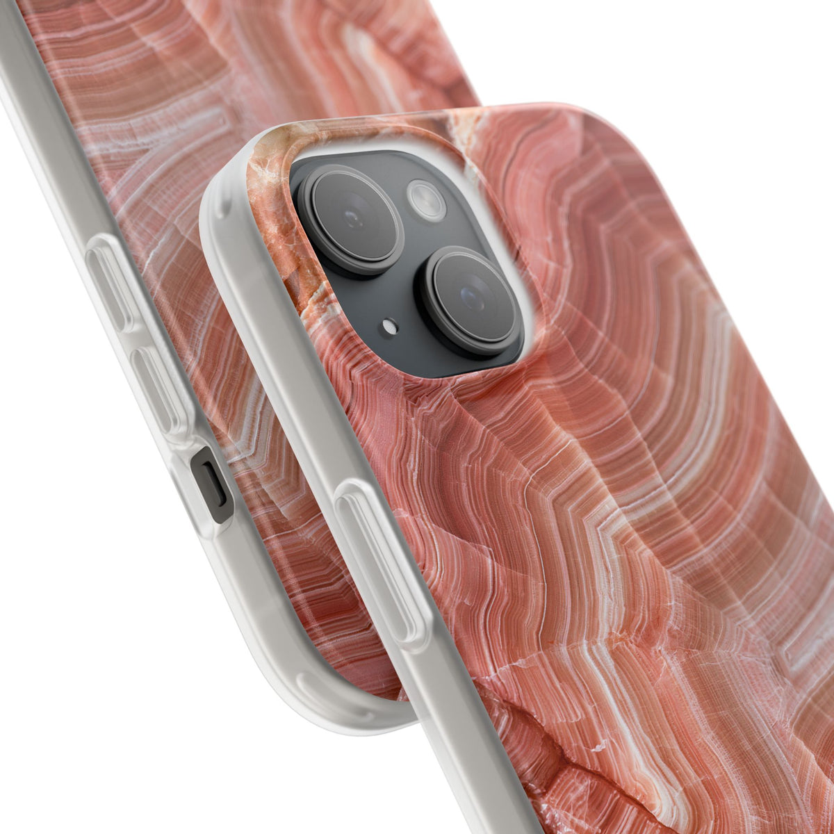 Blushing Rose Strata · Lite Phone Case for iPhone ·  Pink