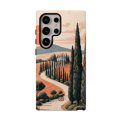 Orange Tough Phone Case for Samsung - Terracotta Ridge Trail