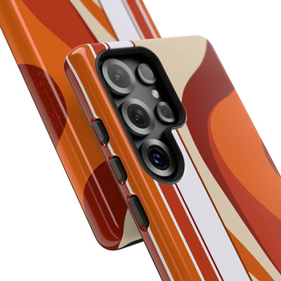 Terracotta Strata · Tough Phone Case for Samsung · Orange