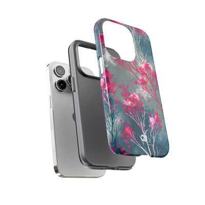 Cyber Blossom · Tough Phone Case for iPhone · Teal