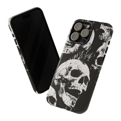 Punk Skull Riot · Tough Phone Case for iPhone · Black