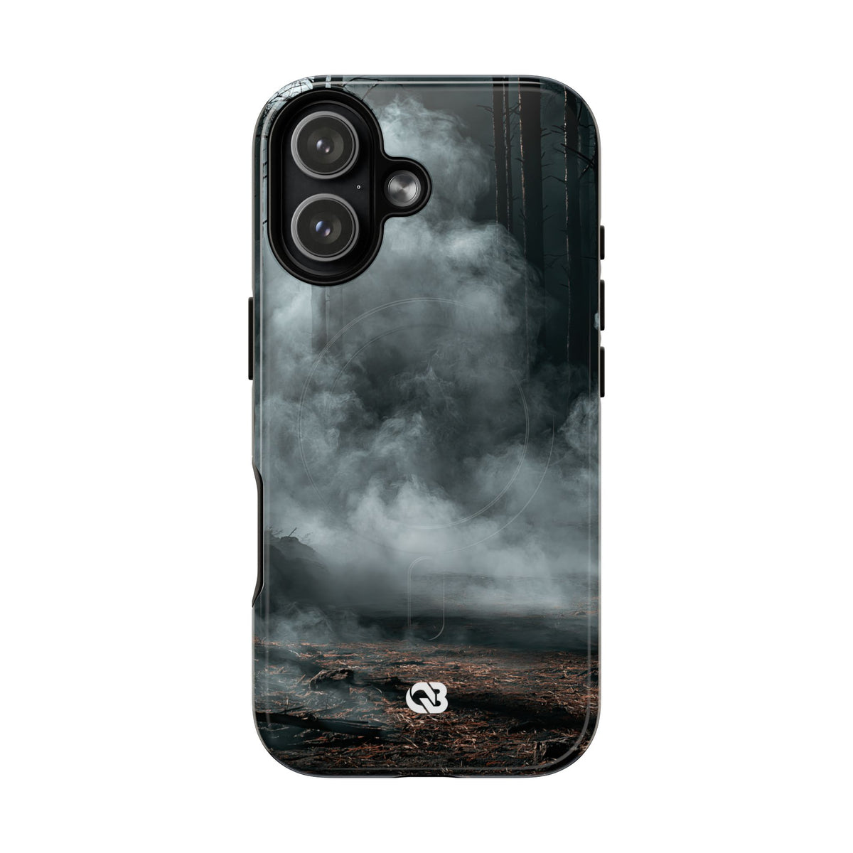 Shadowed Pine Mist · Tough 2.0 Magnetic Phone Case for iPhone · Black