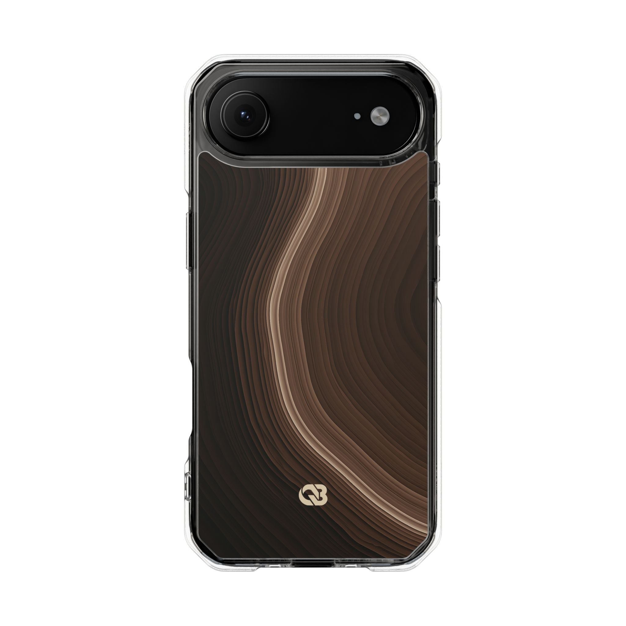 Brown Impact MagSafe Phone Case for iPhone - Bronzed Canyon Relief