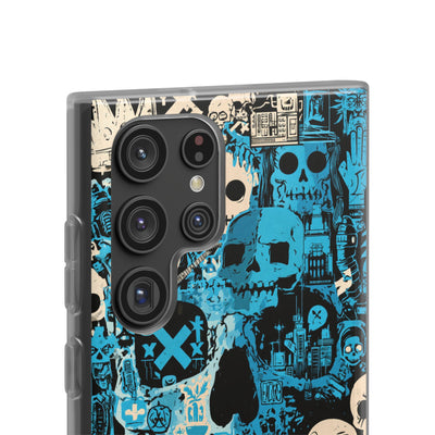 Electric Skull Graffiti · Lite Phone Case for Samsung · Blue