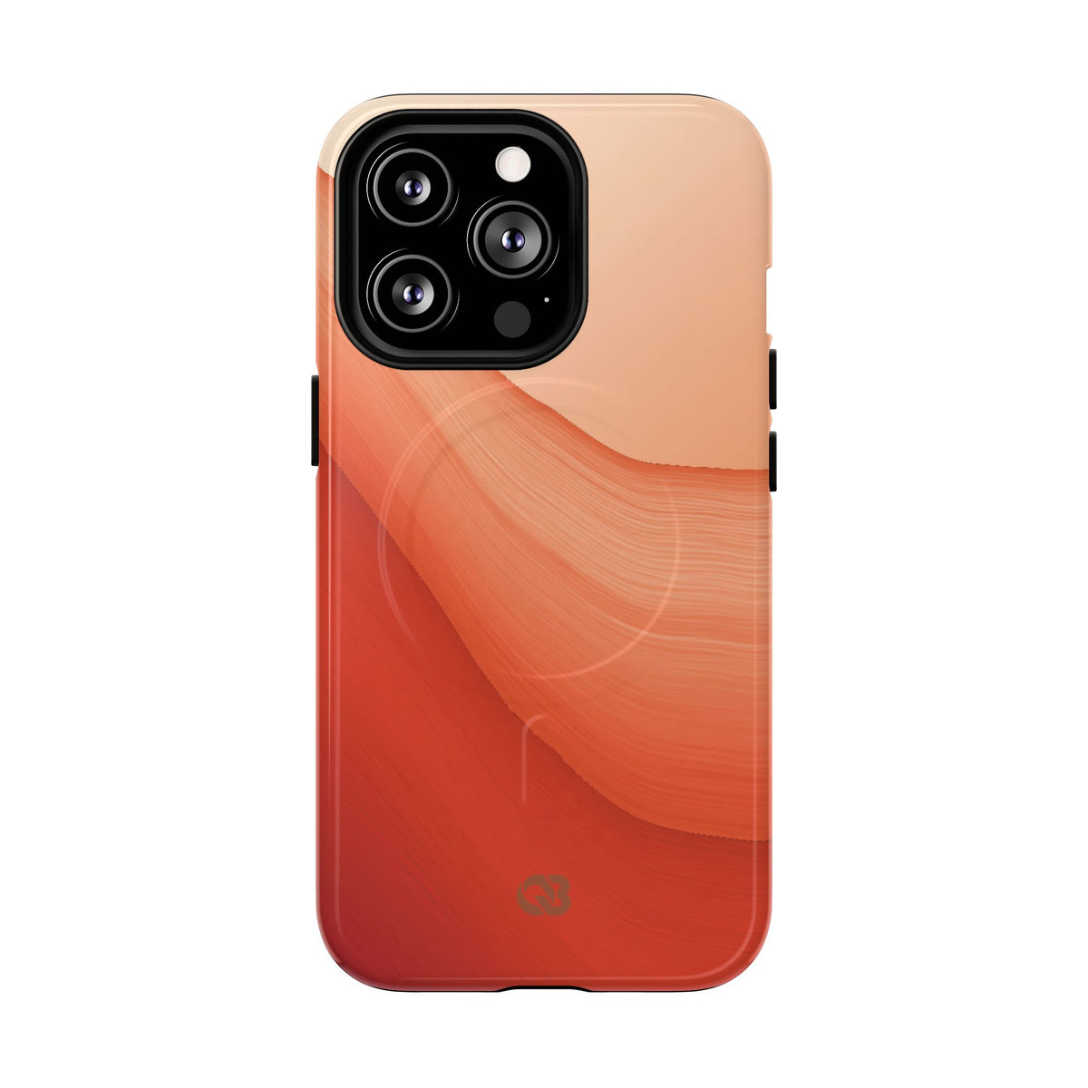 Terracotta Flow · Tough 2.0 Magnetic Phone Case for iPhone · Orange