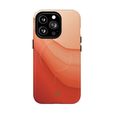 Terracotta Flow · Tough 2.0 Magnetic Phone Case for iPhone · Orange